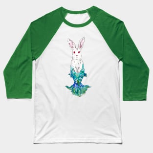 Green Tailed Merbunny Baseball T-Shirt